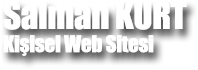 Salman Kurt Kişisel Web Sitesi