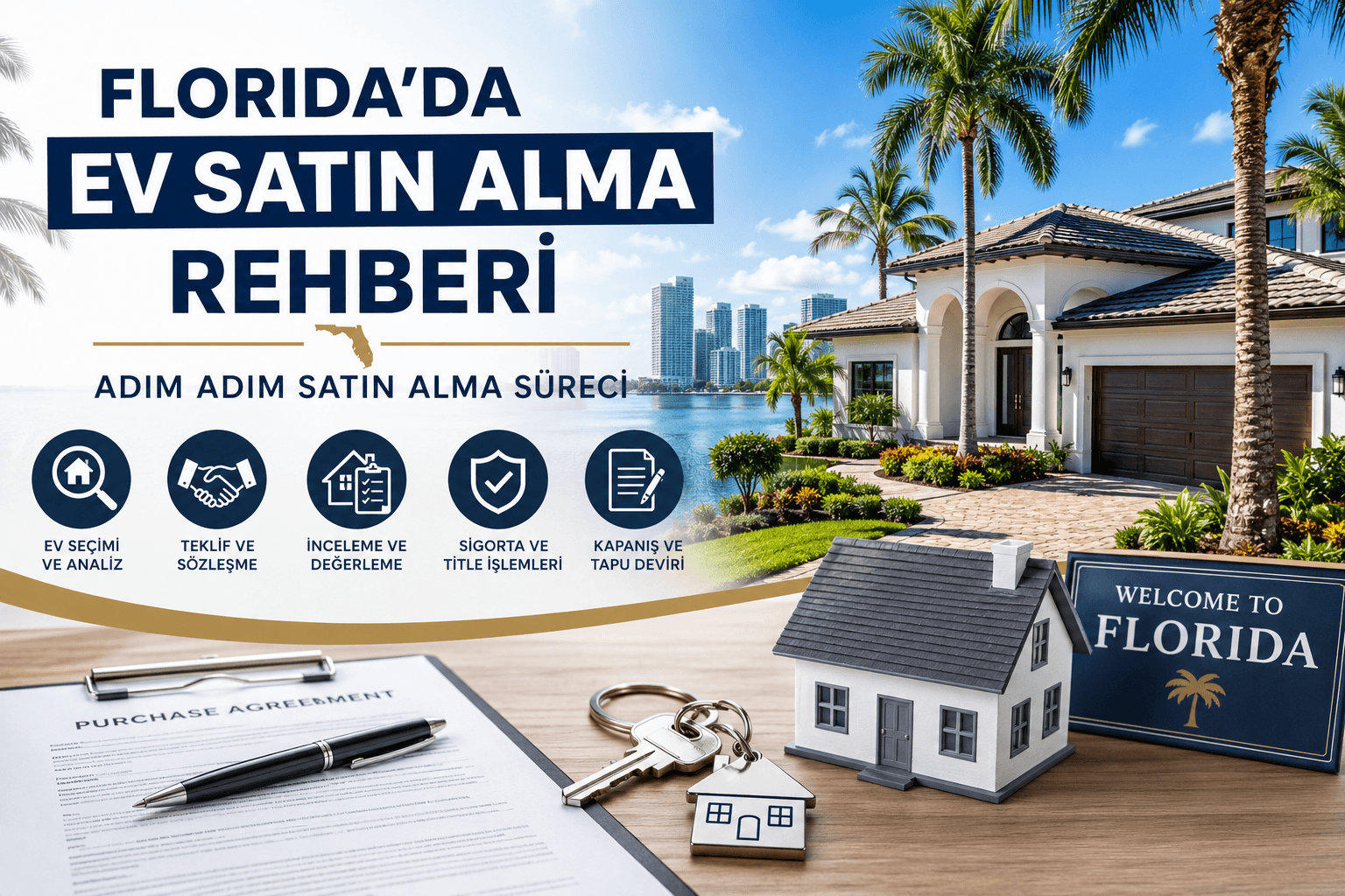 Florida’da Ev Satın Alma Rehberi: Adım Adım Satın Alma Süreci